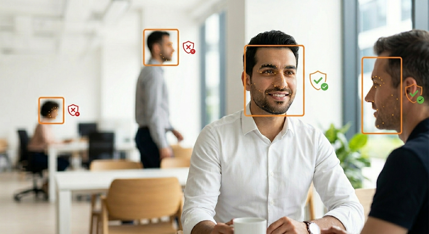 نرم افزار تشخیص چهره و کنترل تردد رهسان